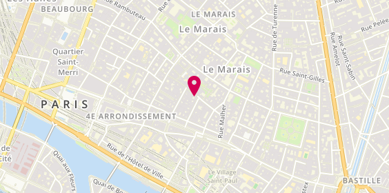 Plan de Gona, 19 Rue Ferdinand Duval, 75004 Paris