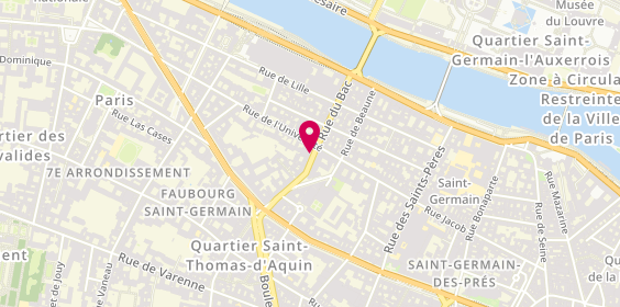 Plan de O Fee, 30 Rue du Bac, 75007 Paris