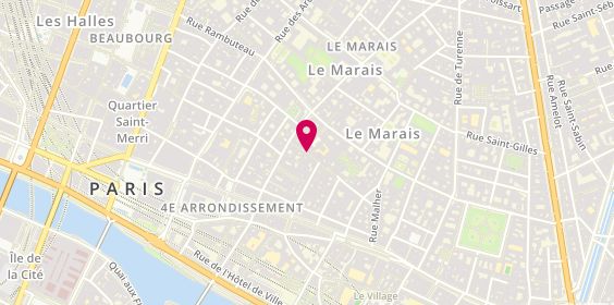 Plan de Migdal-Art 25, 25 Rue des Rosiers, 75004 Paris