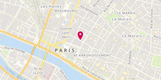 Plan de Grossmann Marguerite, 34 Rue de la Verrerie, 75004 Paris