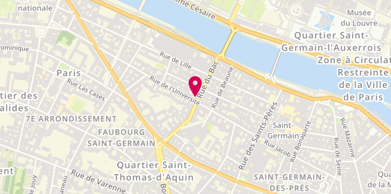 Plan de Romain Réa, 26 Rue du Bac, 75007 Paris