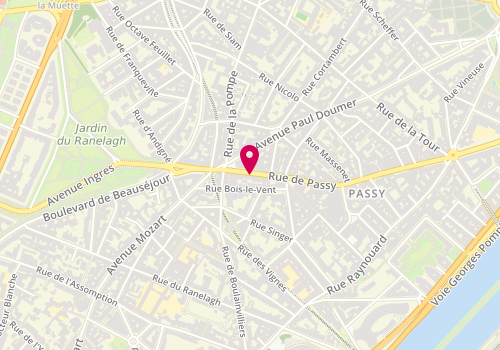 Plan de Joaillerie Jacques Copty, 89 Rue de Passy, 75016 Paris