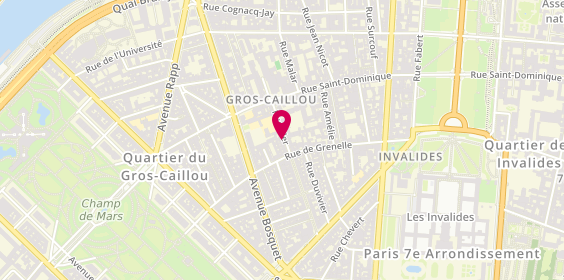 Plan de Xavier & Laetitia Loiseau, 18 Rue Cler, 75007 Paris