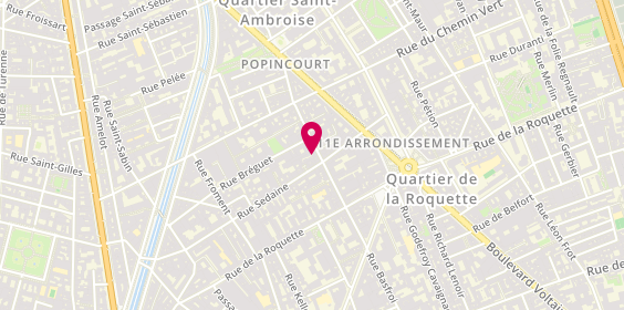 Plan de Elitelle, 25 Rue Popincourt, 75011 Paris
