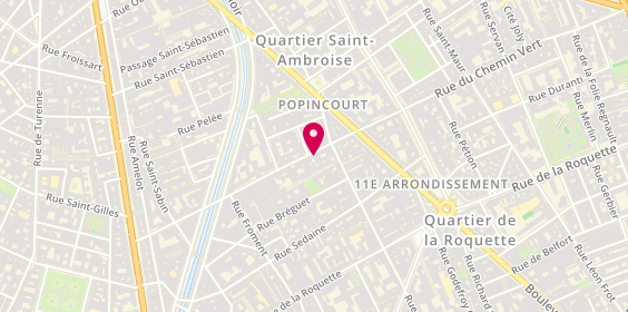 Plan de Maison ESCOTO, 48 Rue du Chemin Vert, 75011 Paris