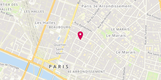 Plan de Julie Sion, 14 Rue du Plâtre, 75004 Paris
