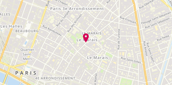 Plan de Daphné Dasque, 72 Rue Vieille du Temple, 75003 Paris