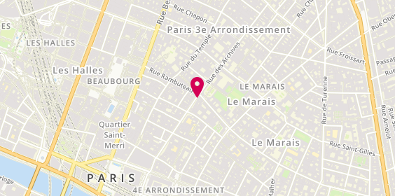 Plan de Claire Naa, 54 Rue des Archives, 75004 Paris
