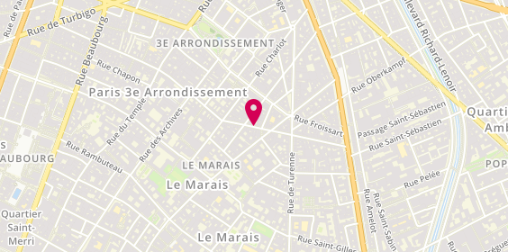 Plan de Briston, 24 Rue de Poitou, 75003 Paris