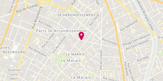 Plan de Emil'Or Emil'Or, 39 Rue Poitou, 75003 Paris