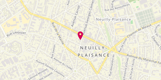 Plan de Bijouterie Adnot Eric, 27 avenue Georges Clemenceau, 93360 Neuilly-Plaisance