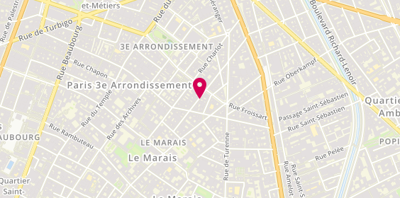 Plan de Eurydice, 24 Rue de Saintonge, 75003 Paris