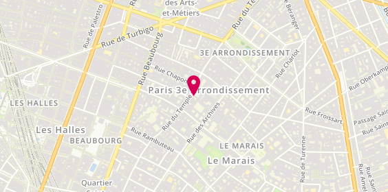 Plan de AtelierNet, 104 Rue du Temple, 75003 Paris