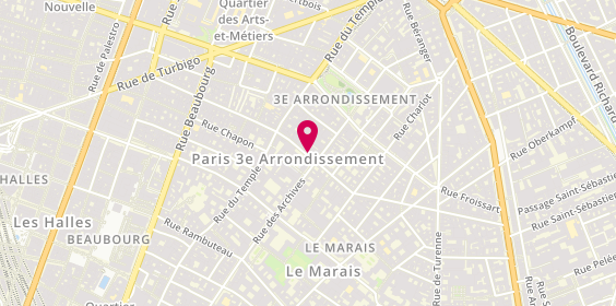 Plan de Atelier 3 Or, 22 Rue Pastourelle, 75003 Paris
