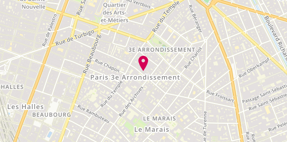 Plan de CLAUSS Didier, 26 Rue Pastourelle, 75003 Paris