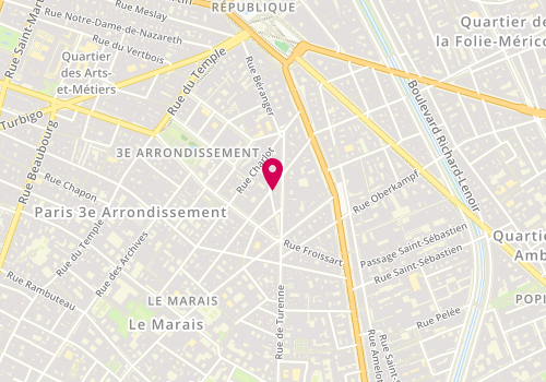 Plan de Oradena, 4 Rue de Normandie, 75003 Paris