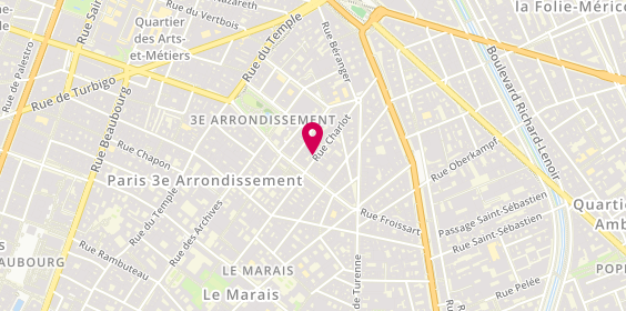Plan de Osselet, 49 Rue Charlot, 75003 Paris