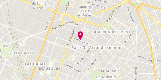 Plan de Atelier Serge Thoraval, 16 Rue Chapon, 75003 Paris
