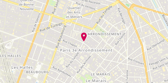 Plan de Laroche, 130 Rue du Temple, 75003 Paris
