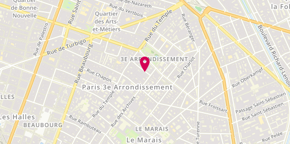 Plan de Byrne, 3 Rue Portefoin, 75003 Paris