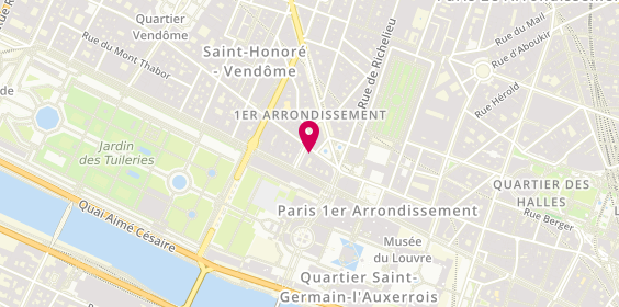 Plan de Frey Wille Paris, 167 Rue Saint Honore
182 Rue de Rivoli, 75001 Paris