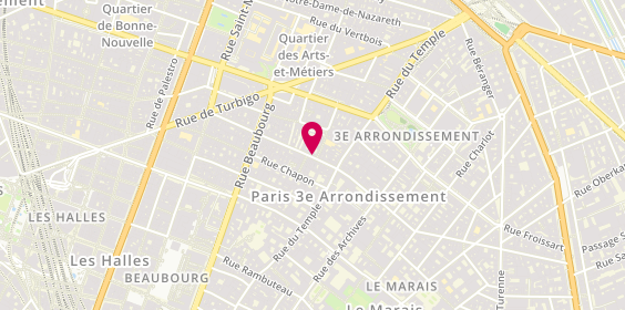 Plan de Fob, 16 Rue Gravilliers, 75003 Paris