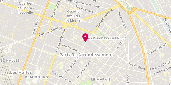 Plan de Arte Collezione, 143 Rue du Temple, 75003 Paris