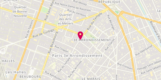 Plan de O'z Hao, 148 Rue du Temple, 75003 Paris