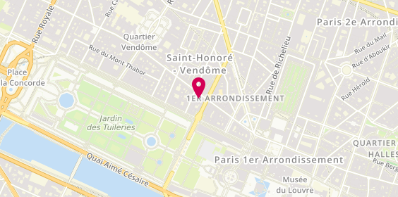 Plan de Brigitte Ermel Joaillier, 191 Rue Saint-Honoré, 75001 Paris