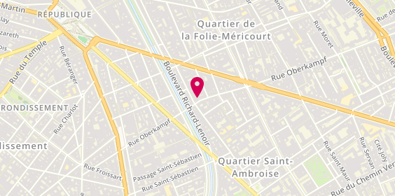 Plan de Lc Or, 43 Rue Oberkampf, 75011 Paris