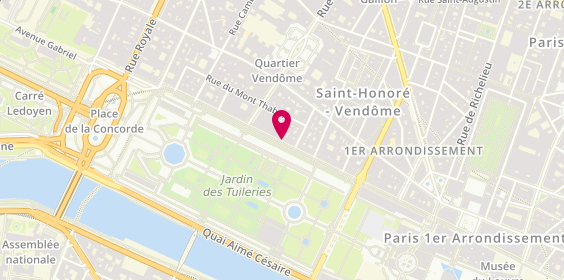Plan de Marc Deloche, 220-222 Rue de Rivoli, 75001 Paris