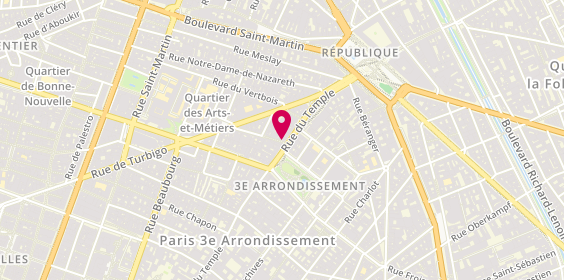 Plan de Faad, 2 Rue Fontaines du Temple, 75003 Paris