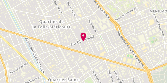 Plan de A la Boule Magique (Bijoux & CBD), 98 Rue Oberkampf, 75011 Paris