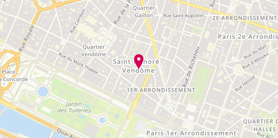 Plan de Rêverie de perles, 29 Rue Saint-Roch, 75001 Paris