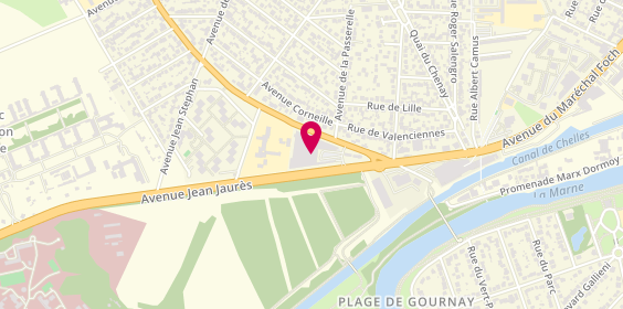 Plan de Bijouterie Camille, 25 avenue Jean Jaurès, 93330 Neuilly-sur-Marne