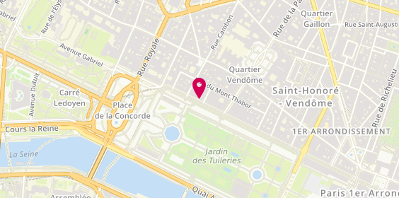 Plan de Jeanne Bessis, 240 Rue de Rivoli, 75001 Paris