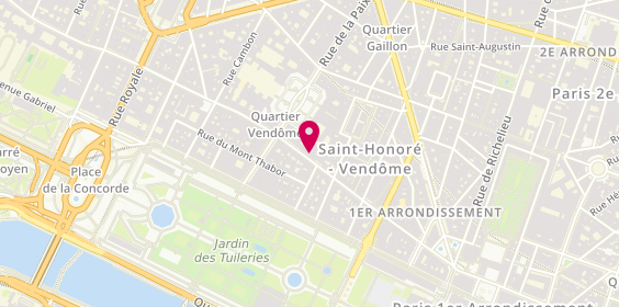 Plan de Philippe Ferrandis, 346 Rue Saint-Honoré, 75001 Paris