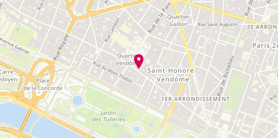 Plan de Pomellato, 350 Rue Saint-Honoré, 75001 Paris