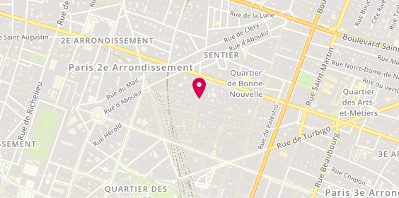 Plan de L'Atelier d'Amaya, 2 Rue des Petits Carreaux, 75002 Paris