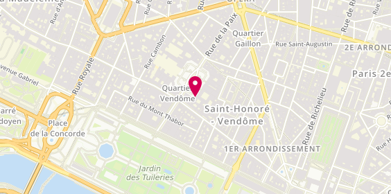 Plan de Charles Oudin, 8 place Vendôme, 75001 Paris