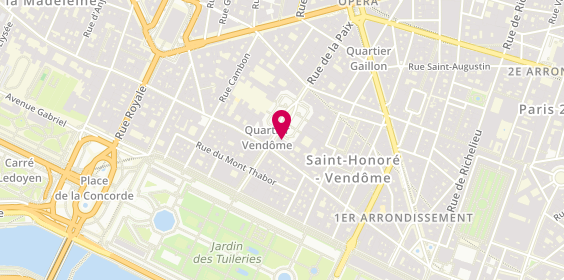 Plan de Breguet, 6 place Vendôme, 75001 Paris