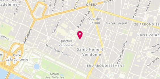 Plan de Piaget, 16 place Vendôme, 75001 Paris