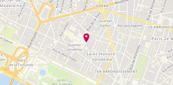 Plan de Martin du Daffoy, 16 Place Vendôme, 75001 Paris