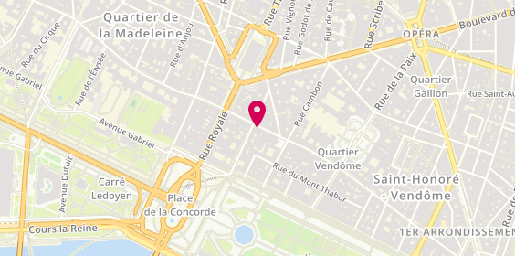 Plan de Chronopassion, 271 Rue Saint-Honoré, 75001 Paris