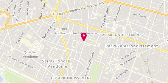 Plan de L.R Vaudreuil, 63 Rue Sainte Anne, 75002 Paris