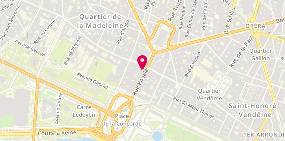 Plan de Audemars Piguet France, 15 Rue Royale, 75008 Paris