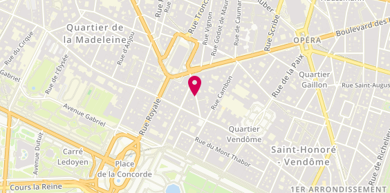 Plan de Atelier Bourgeois, 17 Rue Duphot, 75001 Paris