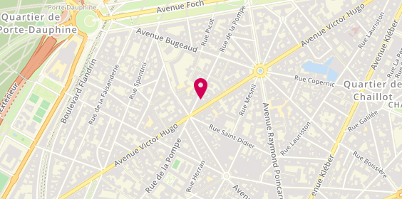 Plan de Hypso, 136 Rue de la Pompe, 75016 Paris