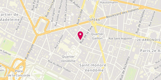 Plan de Officine Panerai, 3/5 Rue de la Paix, 75002 Paris