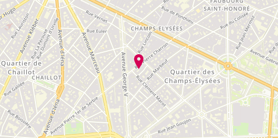 Plan de Lalique Cristallerie, 50 Rue Pierre Charron, 75008 Paris